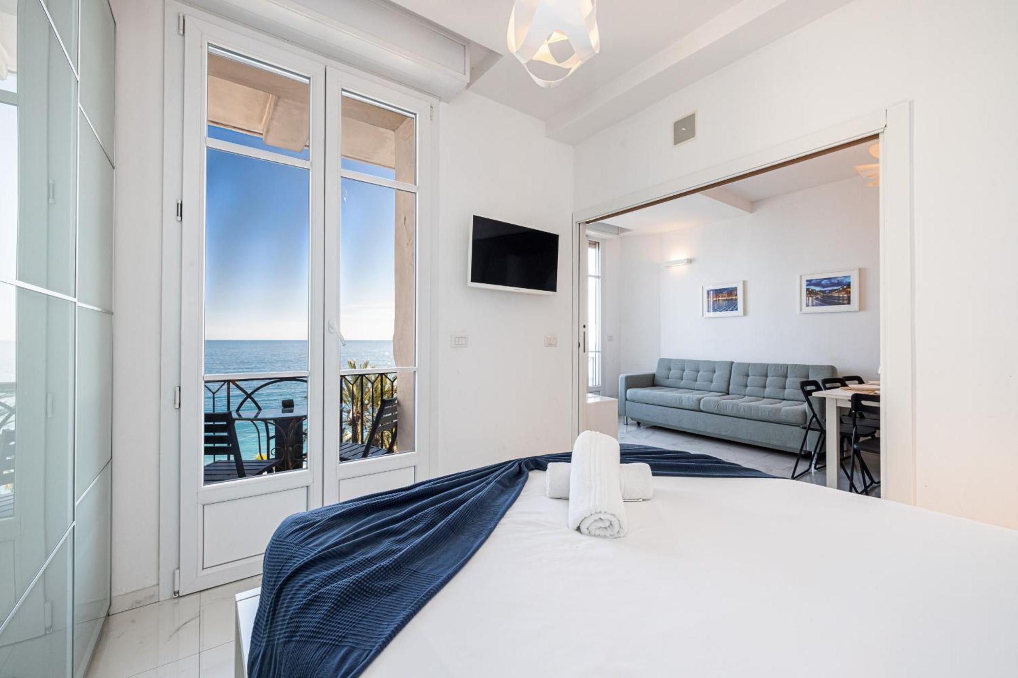 Sea View - 2 Bdr Promenade Des Anglais Nizza Kültér fotó