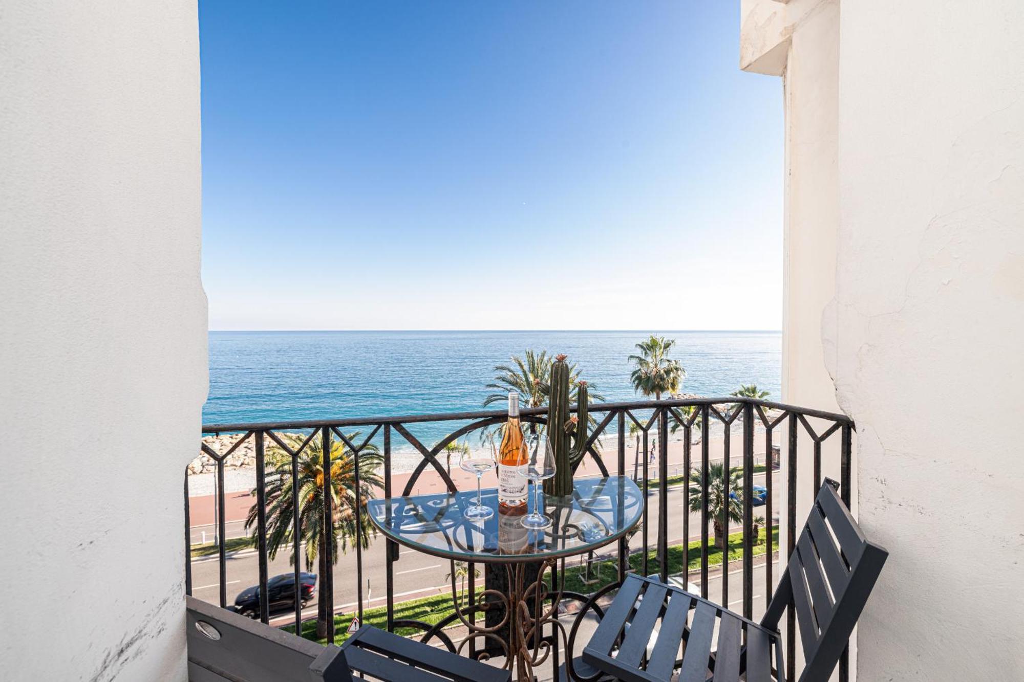 Sea View - 2 Bdr Promenade Des Anglais Nizza Kültér fotó